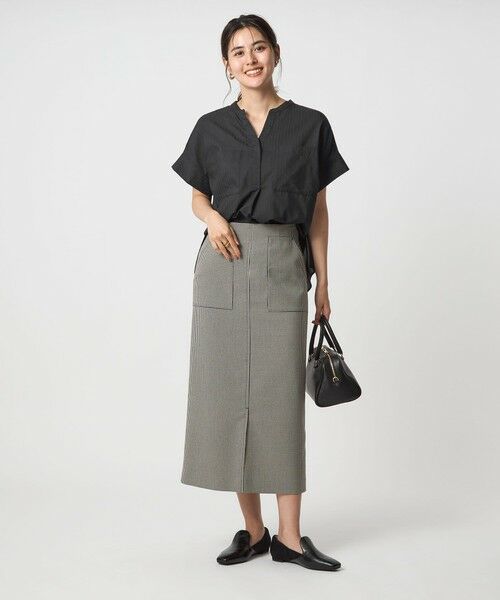 green label relaxing / グリーンレーベル リラクシング シャツ・ブラウス | ドビー スキッパー ポケット ショートスリーブ ブラウス 2 | 詳細22