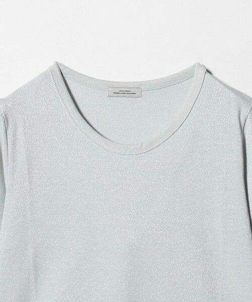 green label relaxing / グリーンレーベル リラクシング カットソー | テンジク ラメ TEE | 詳細13