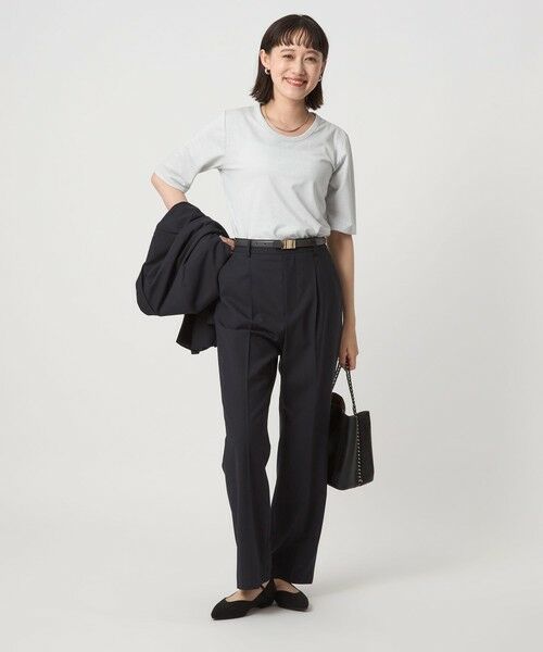 green label relaxing / グリーンレーベル リラクシング カットソー | テンジク ラメ TEE | 詳細8