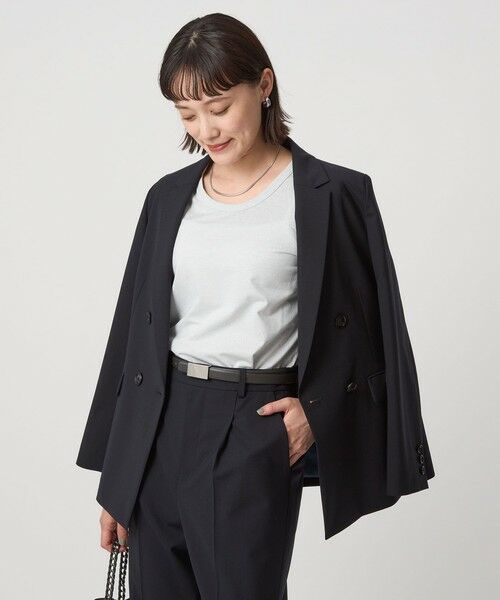 green label relaxing / グリーンレーベル リラクシング カットソー | テンジク ラメ TEE | 詳細9