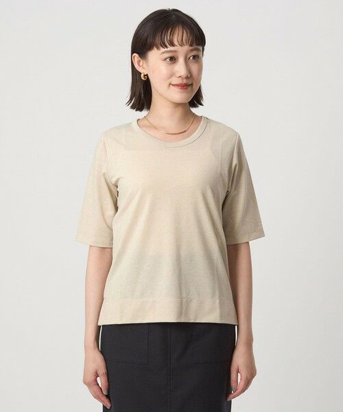 green label relaxing / グリーンレーベル リラクシング カットソー | テンジク ラメ TEE | 詳細17