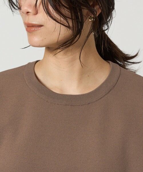 green label relaxing / グリーンレーベル リラクシング ニット・セーター | 襟レース 2WAY 5分袖 プルオーバー ニット  -ウォッシャブル- | 詳細14