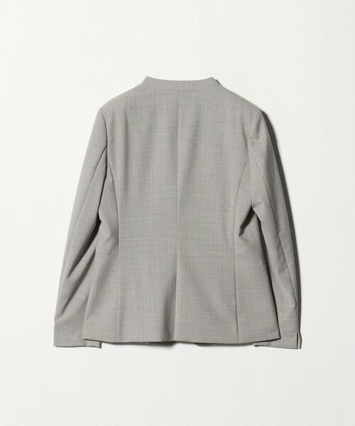 GREEN LABEL RELAXING ノーカラージャケット カチリラ ノーラペル ジャケット -ウォッシャブル・ストレッチ