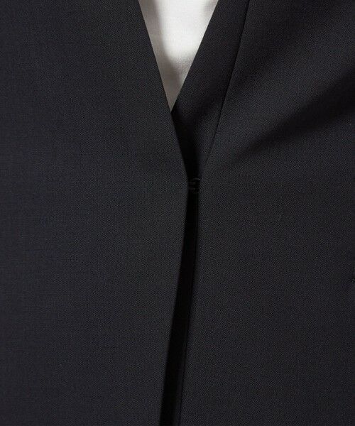 green label relaxing / グリーンレーベル リラクシング ノーカラージャケット | カチリラ ノーラペル ジャケット -ウォッシャブル・ストレッチ- | 詳細30