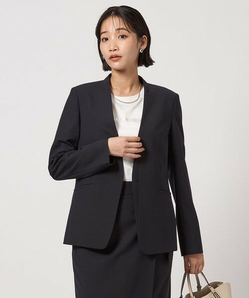 green label relaxing カチリラ ノーラペル ジャケット UNITED ARROWS green label relaxing｜ライト カチリラ
