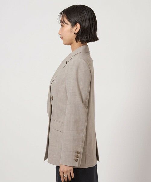green label relaxing / グリーンレーベル リラクシング テーラードジャケット | カチリラ ダブル ジャケット -ウォッシャブル・ストレッチ- | 詳細6