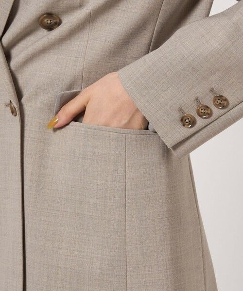 green label relaxing / グリーンレーベル リラクシング テーラードジャケット | カチリラ ダブル ジャケット -ウォッシャブル・ストレッチ- | 詳細10