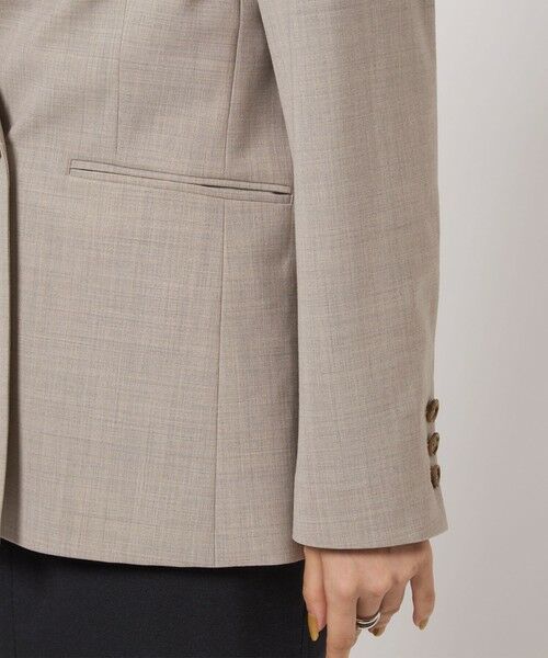 green label relaxing / グリーンレーベル リラクシング テーラードジャケット | カチリラ ダブル ジャケット -ウォッシャブル・ストレッチ- | 詳細11