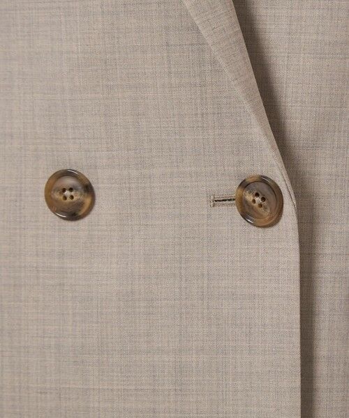 green label relaxing / グリーンレーベル リラクシング テーラードジャケット | カチリラ ダブル ジャケット -ウォッシャブル・ストレッチ- | 詳細13