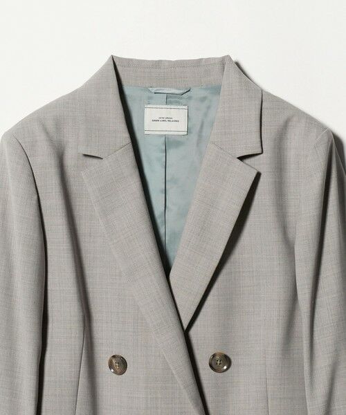 green label relaxing / グリーンレーベル リラクシング テーラードジャケット | カチリラ ダブル ジャケット -ウォッシャブル・ストレッチ- | 詳細16