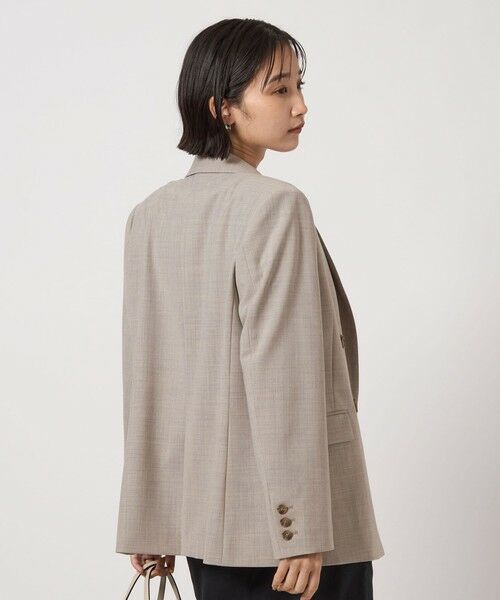 green label relaxing / グリーンレーベル リラクシング テーラードジャケット | カチリラ ダブル ジャケット -ウォッシャブル・ストレッチ- | 詳細2