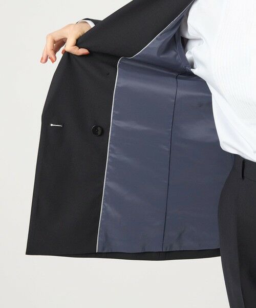 green label relaxing / グリーンレーベル リラクシング テーラードジャケット | カチリラ ダブル ジャケット -ウォッシャブル・ストレッチ- | 詳細23