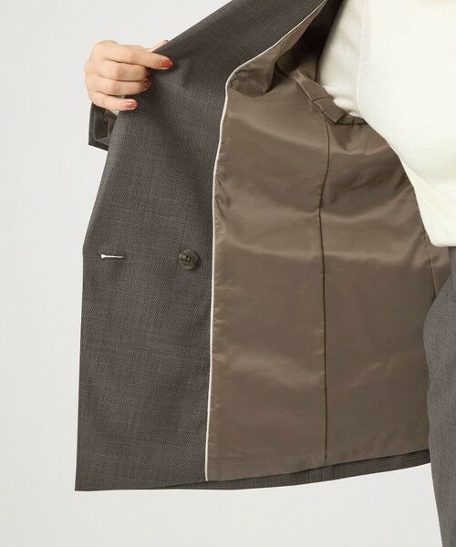 green label relaxing / グリーンレーベル リラクシング テーラードジャケット | カチリラ ダブル ジャケット -ウォッシャブル・ストレッチ- | 詳細29