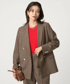 美品✨グリーンレーベルリラクシング　大きめ　ピンクベージュ　ロングコート　4L size SHORT/TALLあり］SENTDALE WOOL スタンドカラー ロング コート