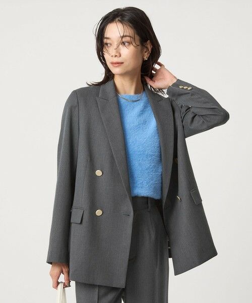 green label relaxing / グリーンレーベル リラクシング テーラードジャケット | ［size SHORTあり］Greed グリード ダブル ジャケット ウォッシャブル | 詳細1