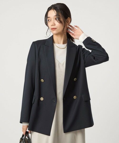 green label relaxing / グリーンレーベル リラクシング テーラードジャケット | ［size SHORTあり］Greed グリード ダブル ジャケット ウォッシャブル | 詳細11