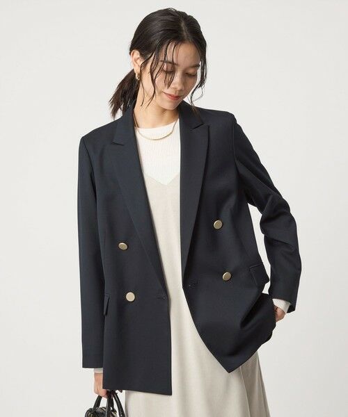 green label relaxing / グリーンレーベル リラクシング テーラードジャケット | ［size SHORTあり］Greed グリード ダブル ジャケット ウォッシャブル | 詳細12