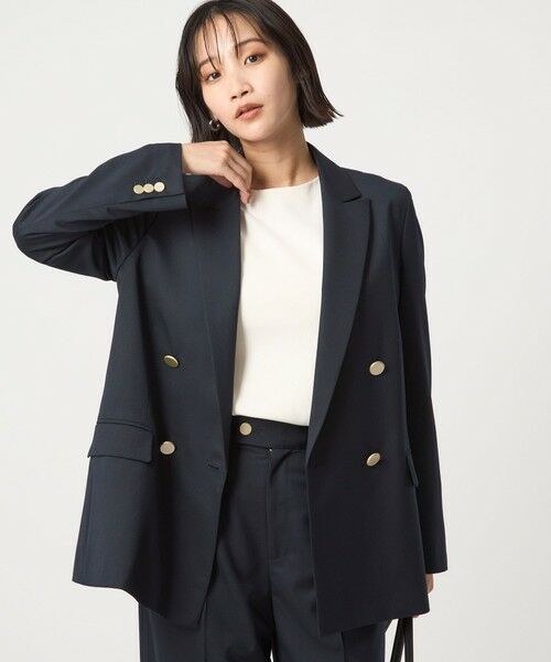 green label relaxing / グリーンレーベル リラクシング テーラードジャケット | ［size SHORTあり］Greed グリード ダブル ジャケット ウォッシャブル | 詳細15