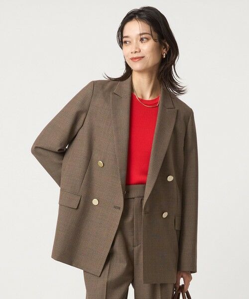 green label relaxing / グリーンレーベル リラクシング テーラードジャケット | ［size SHORTあり］Greed グリード ダブル ジャケット ウォッシャブル | 詳細23