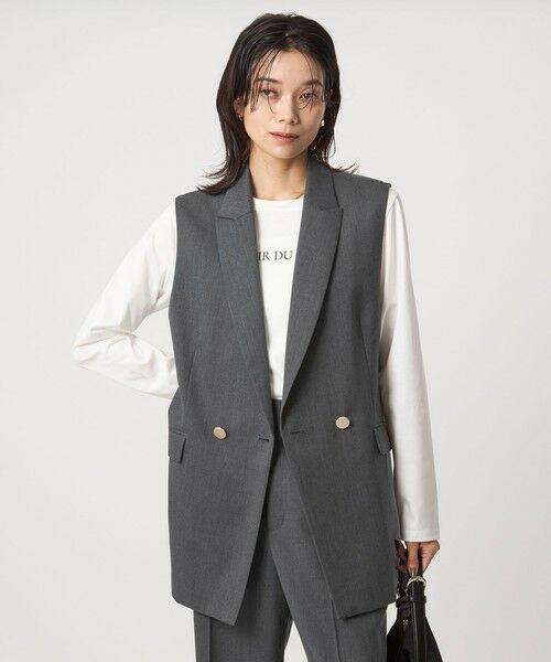 green label relaxing / グリーンレーベル リラクシング テーラードジャケット | Greed グリード テーラード ジレ -ウォッシャブル- | 詳細1