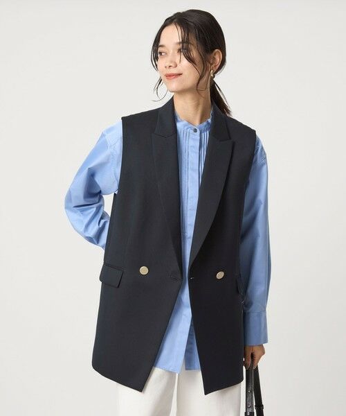 green label relaxing / グリーンレーベル リラクシング テーラードジャケット | Greed グリード テーラード ジレ -ウォッシャブル- | 詳細10