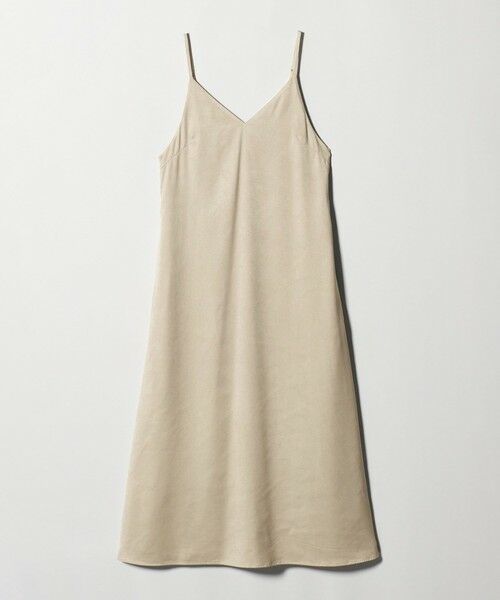 green label relaxing / グリーンレーベル リラクシング ロング・マキシ丈ワンピース | スウェードライク キャミソール ワンピース | 詳細3