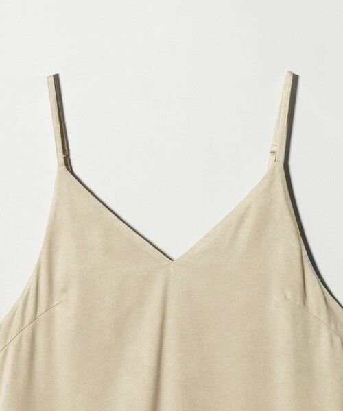 green label relaxing / グリーンレーベル リラクシング ロング・マキシ丈ワンピース | スウェードライク キャミソール ワンピース | 詳細5