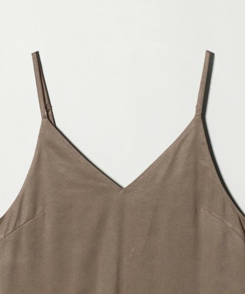 green label relaxing / グリーンレーベル リラクシング ロング・マキシ丈ワンピース | スウェードライク キャミソール ワンピース | 詳細15