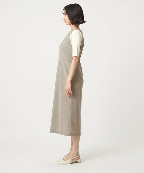 green label relaxing / グリーンレーベル リラクシング ロング・マキシ丈ワンピース | カチリラ ワンピース -ウォッシャブル・ストレッチ- | 詳細8