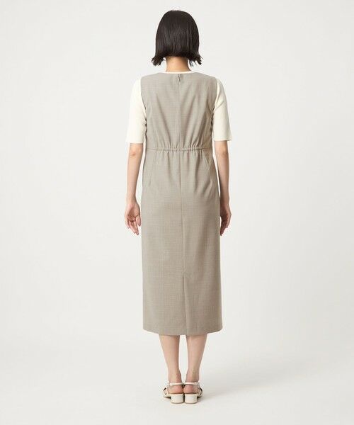 green label relaxing / グリーンレーベル リラクシング ロング・マキシ丈ワンピース | カチリラ ワンピース -ウォッシャブル・ストレッチ- | 詳細9