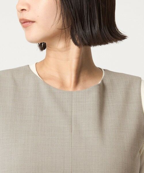 green label relaxing / グリーンレーベル リラクシング ロング・マキシ丈ワンピース | カチリラ ワンピース -ウォッシャブル・ストレッチ- | 詳細10