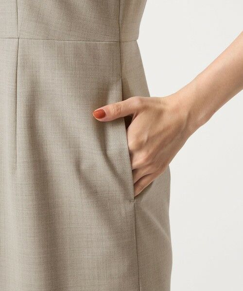 green label relaxing / グリーンレーベル リラクシング ロング・マキシ丈ワンピース | カチリラ ワンピース -ウォッシャブル・ストレッチ- | 詳細12
