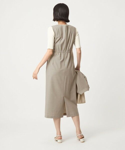 green label relaxing / グリーンレーベル リラクシング ロング・マキシ丈ワンピース | カチリラ ワンピース -ウォッシャブル・ストレッチ- | 詳細2