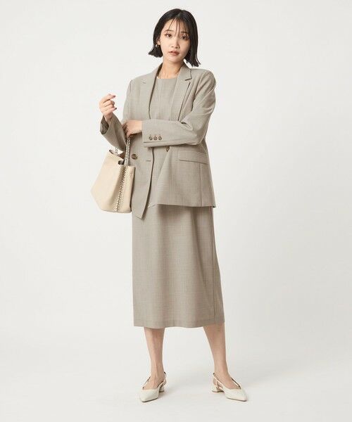 green label relaxing / グリーンレーベル リラクシング ロング・マキシ丈ワンピース | カチリラ ワンピース -ウォッシャブル・ストレッチ- | 詳細3