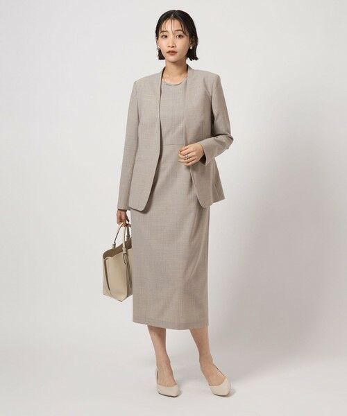 green label relaxing / グリーンレーベル リラクシング ロング・マキシ丈ワンピース | カチリラ ワンピース -ウォッシャブル・ストレッチ- | 詳細4