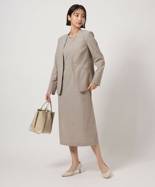 green label relaxing / グリーンレーベル リラクシング ロング・マキシ丈ワンピース | カチリラ ワンピース -ウォッシャブル・ストレッチ- | 詳細6