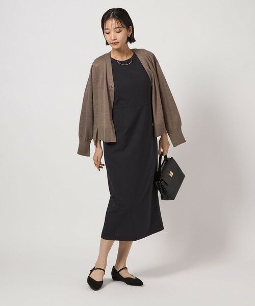 green label relaxing / グリーンレーベル リラクシング ロング・マキシ丈ワンピース | カチリラ ワンピース -ウォッシャブル・ストレッチ- | 詳細24