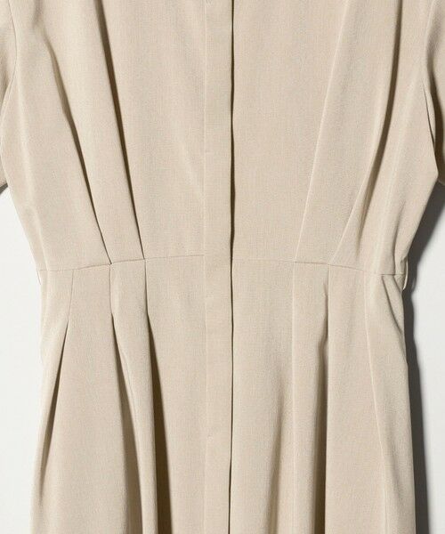 green label relaxing / グリーンレーベル リラクシング ロング・マキシ丈ワンピース | ウエスト ベルト ショートスリーブ ワンピース  -マシンウォッシャブル- | 詳細11