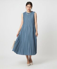 green label relaxing / グリーンレーベル リラクシング ドレス | チンツボイル プリーツ ワンピース