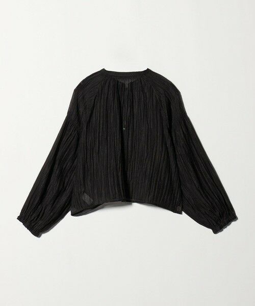 green label relaxing / グリーンレーベル リラクシング シャツ・ブラウス | リボン シアー ブラウス | 詳細5