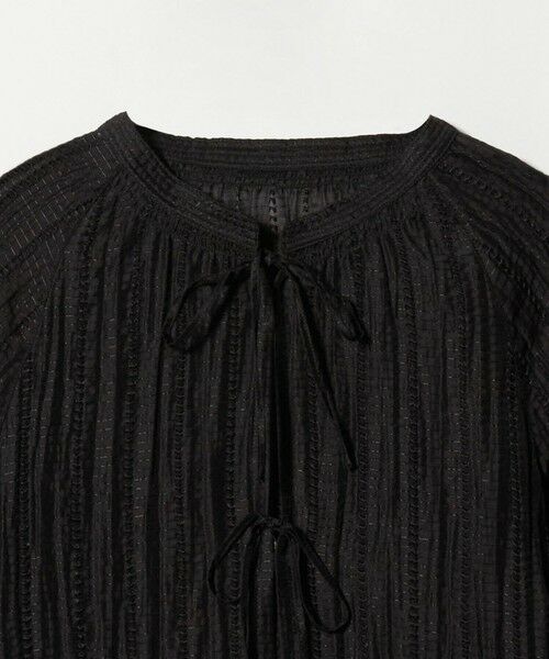 green label relaxing / グリーンレーベル リラクシング シャツ・ブラウス | リボン シアー ブラウス | 詳細6