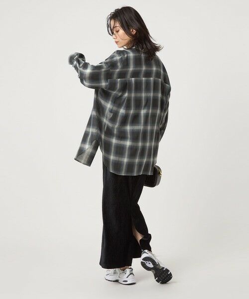 green label relaxing / グリーンレーベル リラクシング シャツ・ブラウス | ［size SHORTあり］シアー チェック シャツ | 詳細4