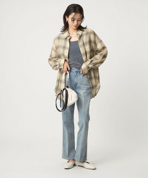 green label relaxing / グリーンレーベル リラクシング シャツ・ブラウス | ［size SHORTあり］シアー チェック シャツ | 詳細8