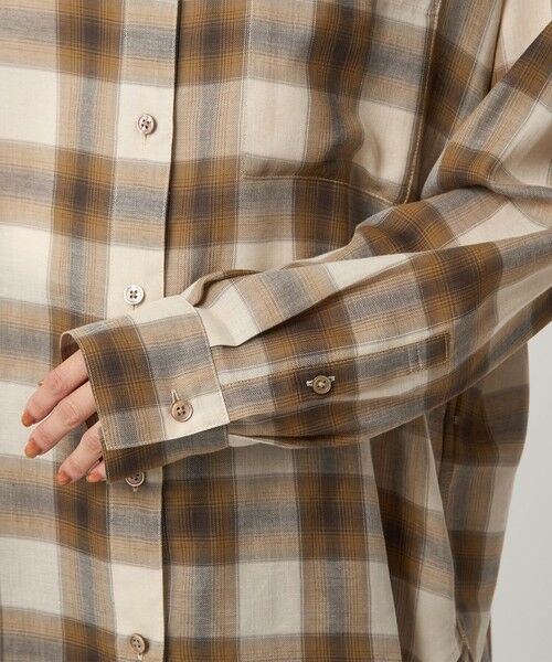 green label relaxing / グリーンレーベル リラクシング シャツ・ブラウス | ［size SHORTあり］シアー チェック シャツ | 詳細26