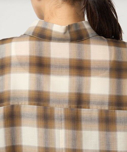 green label relaxing / グリーンレーベル リラクシング シャツ・ブラウス | ［size SHORTあり］シアー チェック シャツ | 詳細29