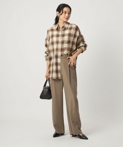 green label relaxing / グリーンレーベル リラクシング シャツ・ブラウス | ［size SHORTあり］シアー チェック シャツ | 詳細15