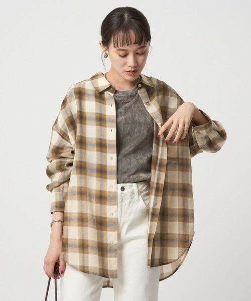 green label relaxing / グリーンレーベル リラクシング シャツ・ブラウス | ［size SHORTあり］シアー チェック シャツ | 詳細18