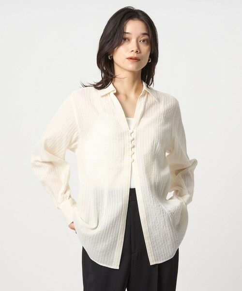 green label relaxing / グリーンレーベル リラクシング シャツ・ブラウス | ＜SEASONAL COLLECTION＞ドビー シャツ | 詳細3