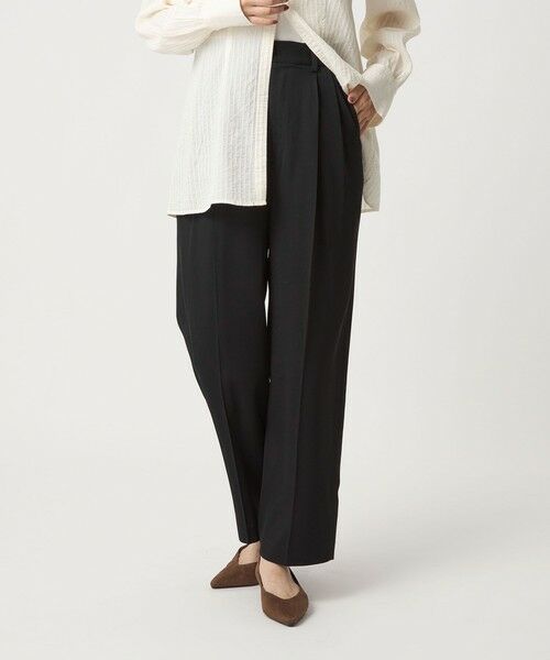 green label relaxing / グリーンレーベル リラクシング スラックス・ドレスパンツ | ＜SEASONAL COLLECTION＞2タック パンツ | 詳細3