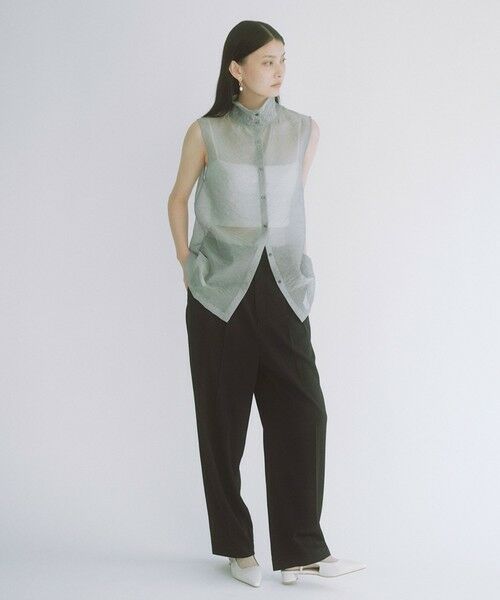 green label relaxing / グリーンレーベル リラクシング スラックス・ドレスパンツ | ＜SEASONAL COLLECTION＞2タック パンツ | 詳細2